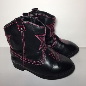 FADED GLORY TODDLER GIRLS COWBOYS BOOTS SIZE 6